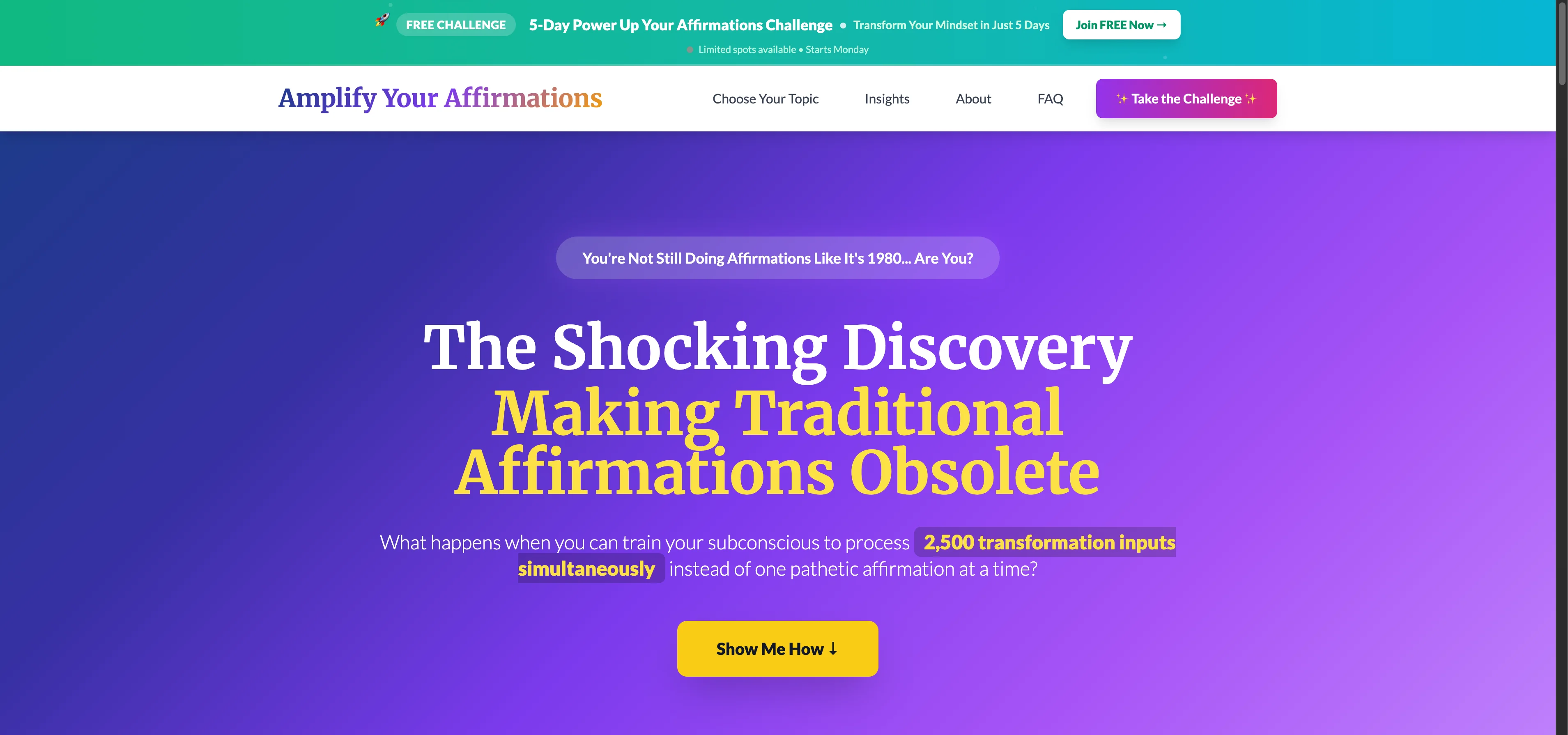 Amplify Your Affirmations
