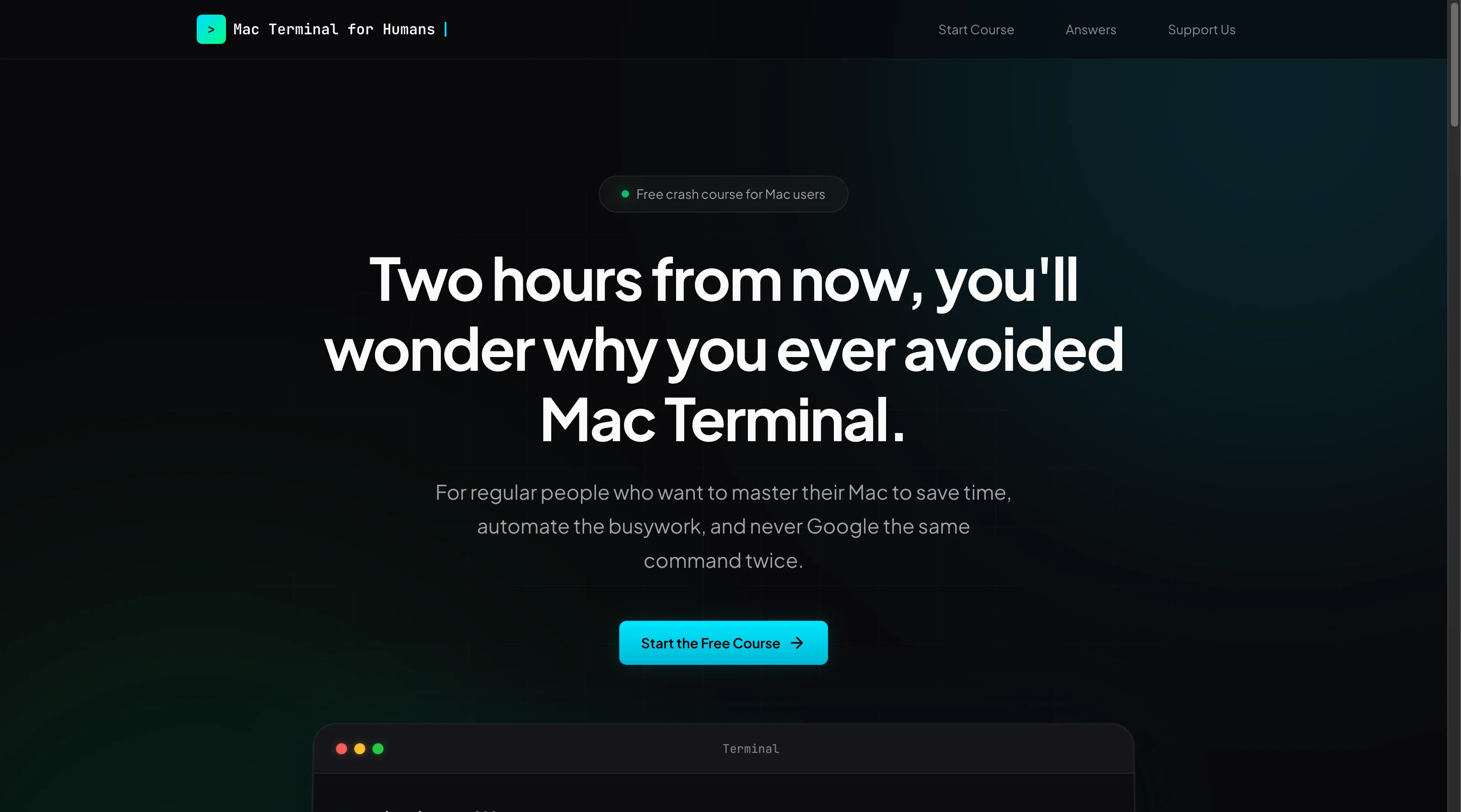Mac Terminal for Humans